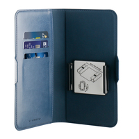 Vivanco Universal Handy-Schutzhülle 16,5 cm (6.5 Zoll) Geldbörsenhülle Blau (Blau)