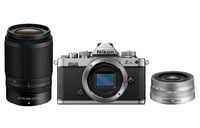 Nikon Z fc + 16-50 VR + 50-250 VR-kit MILC 20,9 MP CMOS 5568 x 3712 Pixel Schwarz, Silber (Schwarz, Silber)