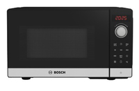 Bosch Serie 2 FEL023MS2 Mikrowelle Arbeitsplatte Solo-Mikrowelle 20 l 800 W Schwarz, Edelstahl (Schwarz, Edelstahl)