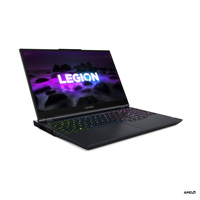 Lenovo Legion 5 Laptop 39,6 cm (15.6") Full HD AMD Ryzen™ 7 5800H 16 GB DDR4-SDRAM 512 GB SSD AMD Radeon RX 6600M Wi-Fi 6 (802.11ax) Windows 11 Home Schwarz (Schwarz)