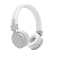 Hama Freedom Lit Kopfhörer Kabellos Kopfband Anrufe/Musik Bluetooth Grau, Weiß (Grau, Weiß)
