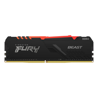 Kingston Technology FURY Beast RGB Speichermodul 16 GB 1 x 16 GB DDR4 2666 MHz