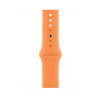 Apple MKUX3ZM/A Smart Wearable Accessoire Band Orange Fluor-Elastomer (Orange)