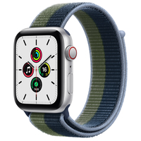 Apple Watch SE 44 mm OLED 4G Silber GPS