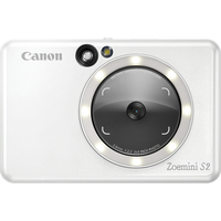 Canon Zoemini S2 Sofortbildkamera und Mini-Fotodrucker, Perlweiß (Weiß)