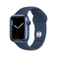 Apple Watch Series 7 41 mm OLED 4G Blau GPS