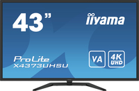 iiyama ProLite X4373UHSU-B1 Computerbildschirm 108 cm (42.5 Zoll) 3840 x 2160 Pixel 4K Ultra HD Schwarz (Schwarz)