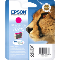Epson Singlepack Magenta T0713 DURABrite Ultra Ink