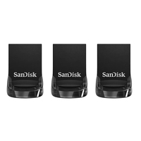 SanDisk Ultra Fit USB-Stick 32 GB USB Typ-A 3.2 Gen 1 (3.1 Gen 1) Schwarz (Schwarz)