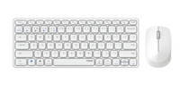 Hama 9600M Tastatur QWERTY Deutsch Weiß (Weiß)