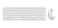Hama 9700M Tastatur QWERTY Deutsch Weiß (Weiß)