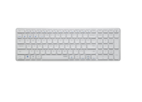 Hama E9700M Tastatur Bluetooth QWERTZ Deutsch Weiß (Weiß)