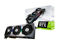 MSI RTX 3080 SUPRIM X 12G LHR Grafikkarte NVIDIA GeForce RTX 3080 12 GB GDDR6X (Schwarz)