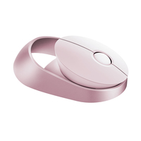 Rapoo Ralemo Air 1 Maus RF kabellos + Bluetooth Optisch 1600 DPI (Pink)