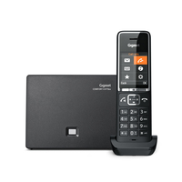 Gigaset Comfort 550A IP Flex Analoges/DECT-Telefon Anrufer-Identifikation Schwarz (Schwarz)