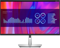DELL P Series P3223DE 80 cm (31.5 Zoll) 2560 x 1440 Pixel Quad HD LCD Schwarz, Silber (Schwarz, Silber)
