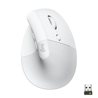 Logitech Lift Maus rechts RF kabellos + Bluetooth Optisch 4000 DPI (Weiß)