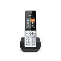 Gigaset COMFORT 500 DECT-Telefon Anrufer-Identifikation Schwarz, Silber