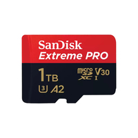 SanDisk Extreme PRO 1000 GB MicroSDXC UHS-I Klasse 10 (Schwarz, Rot)