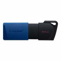 Kingston Technology DataTraveler Exodia M USB-Stick 64 GB USB Typ-A 3.2 Gen 1 (3.1 Gen 1) Schwarz, Blau (Schwarz, Blau)
