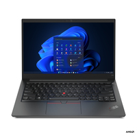 Lenovo ThinkPad E14 Gen 4 (AMD) Notebook 35,6 cm (14 Zoll) Full HD AMD Ryzen™ 5 8 GB DDR4-SDRAM 256 GB SSD Wi-Fi 6 (802.11ax) Windows 11 Pro Schwarz (Schwarz)