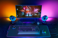 Razer Nommo V2 Pro Lautsprecher Voller Bereich Schwarz Verkabelt & Kabellos (Schwarz)