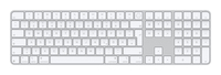 Apple Magic Tastatur Universal USB + Bluetooth QWERTZ Deutsch Wei&szlig;
