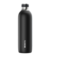 Brita 1046736 Kohlensäureerzeuger-Zubehör & -Hilfsmittel Karbonisiererflasche (Schwarz, Grau)