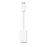 Apple MUQX3ZM/A Kabeladapter USB Type-C Lightning Weiß (Weiß)