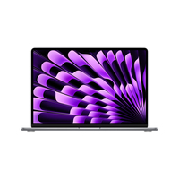 Apple MacBook Air Laptop 38,9 cm (15.3") Apple M M3 8 GB 256 GB SSD Wi-Fi 6E (802.11ax) macOS Sonoma Grau