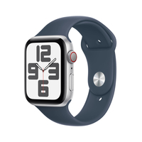 Apple Watch SE OLED 44 mm Digital 368 x 448 Pixel Touchscreen 4G Silber WLAN GPS