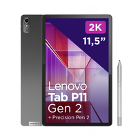Lenovo Tab P11 128 GB 29,2 cm (11.5") Mediatek 4 GB Wi-Fi 6E (802.11ax) Android 12 Grau (Grau)