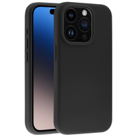 Vivanco Mag Hype Cover für iPhone 15 Pro, Magnetic Wireless Charging Support (Schwarz)