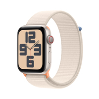 Apple Watch SE OLED 44 mm Digital 368 x 448 Pixel Touchscreen 4G Beige WLAN GPS