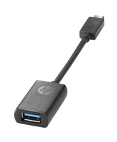 HP USB-C-zu-USB-3.0-Adapter (Schwarz)