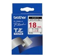Brother TZ-242 Rot aud Weiss TZ Etiketten erstellendes Band (Schwarz)