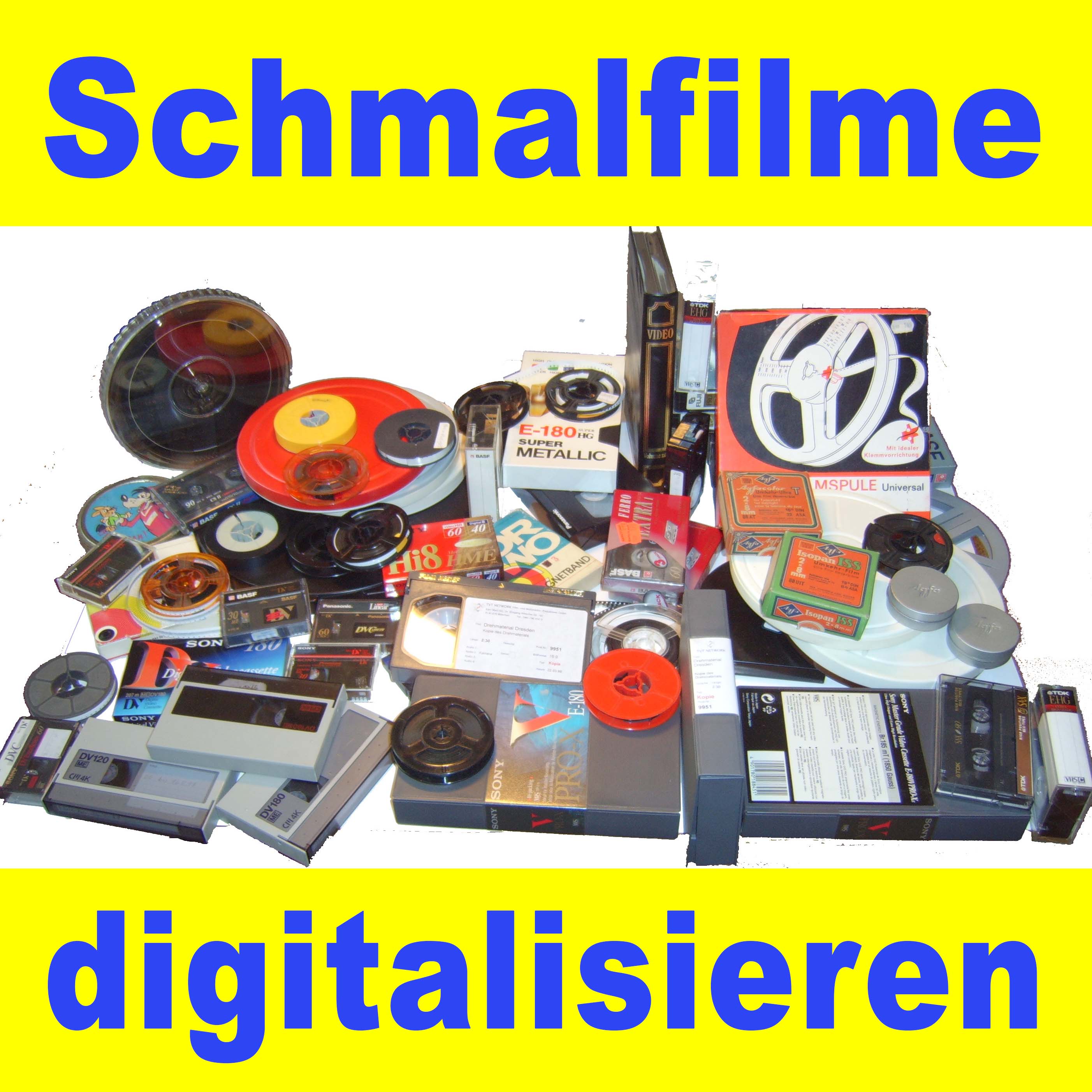 Schmalfilm- Video- und Dia-DigitalisierungsService