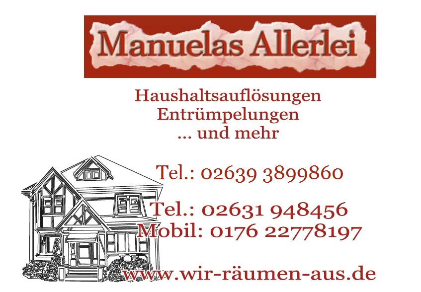 Manuelas Allerlei Haushaltsauflösungen