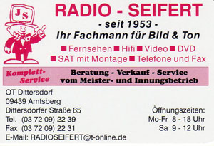 Radio Seifert GbR in Amtsberg