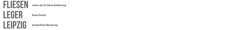 Fliesenleger Leipzig
