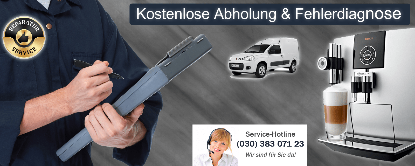 Jura Annahme und Reparaturservice Berlin in Glienicke/Nordbahn