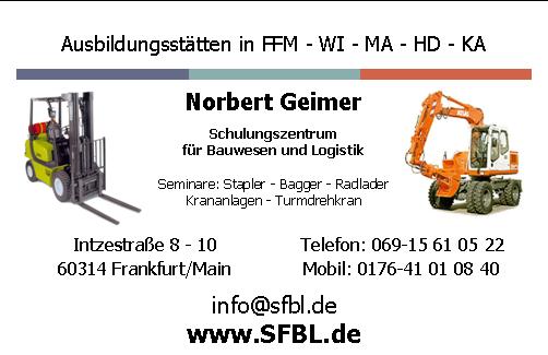 Schulungszentrum für Bauwesen und Logistik Geimer in Bensheim