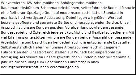 Starnberger Mietgeräte in Münsing