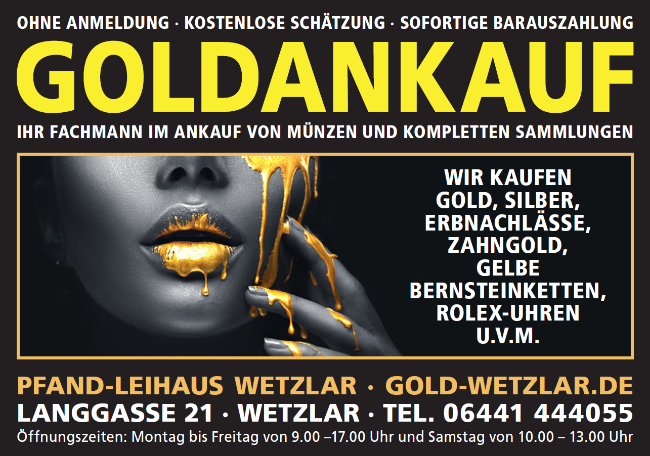 Pfandhaus Lombard und Goldankauf Wetzlar in Wetzlar