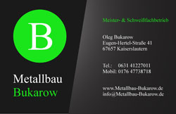Metallbau-Bukarow in Kaiserslautern