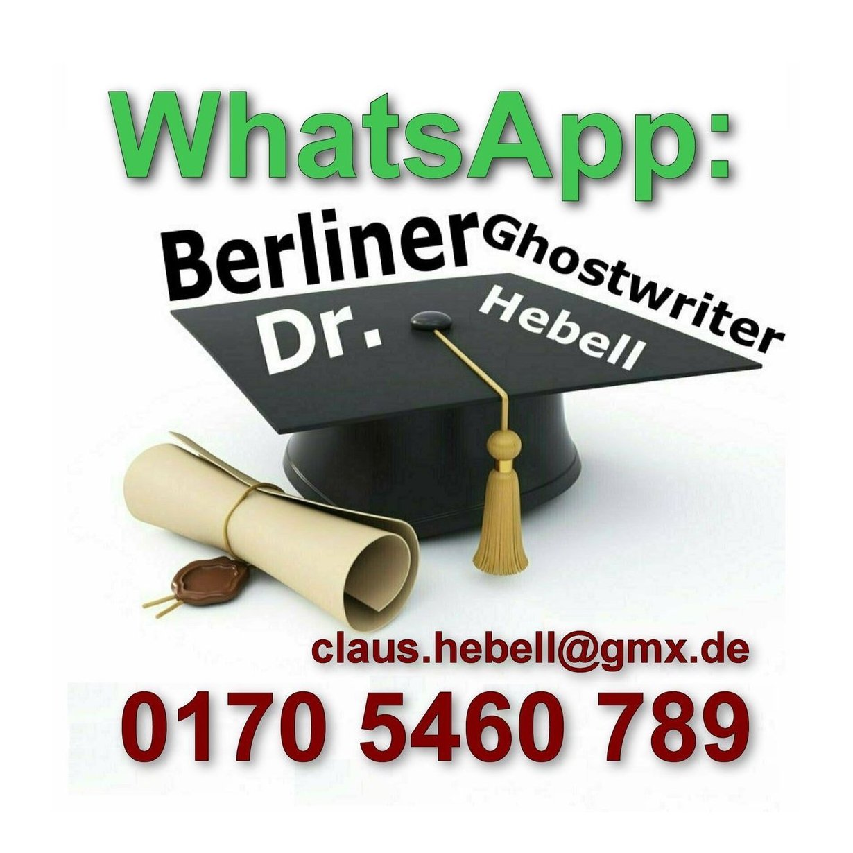 Berliner Ghostwriter Claus Hebell in Berlin