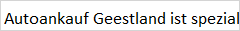 Autoankauf Geestland in Geestland