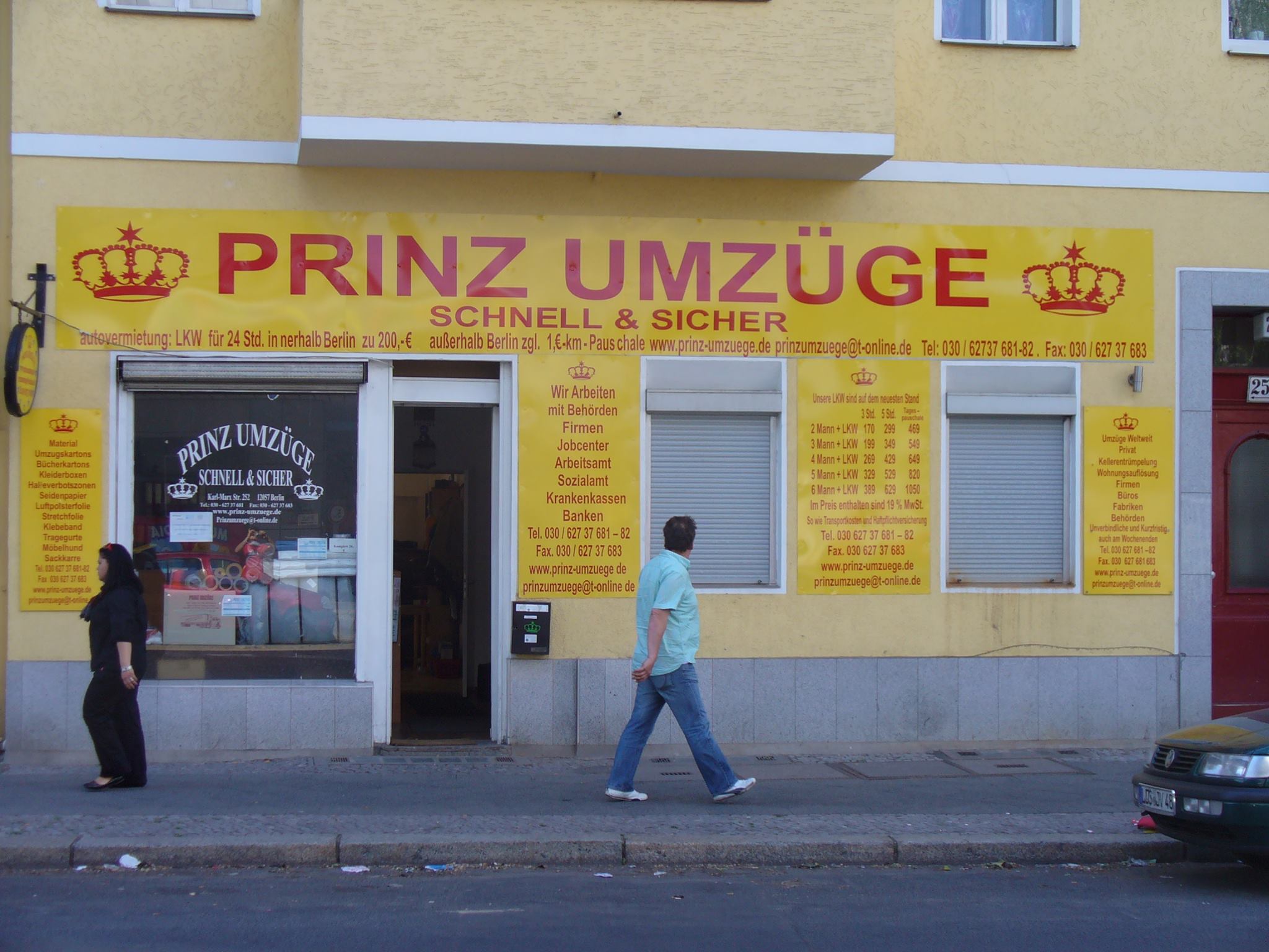 Prinz Umzüge in Berlin