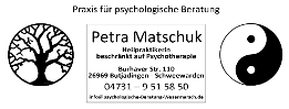 Petra Matschuk, Heilpraktikerin - beschränkt auf Psychotherapie - in Nordenham