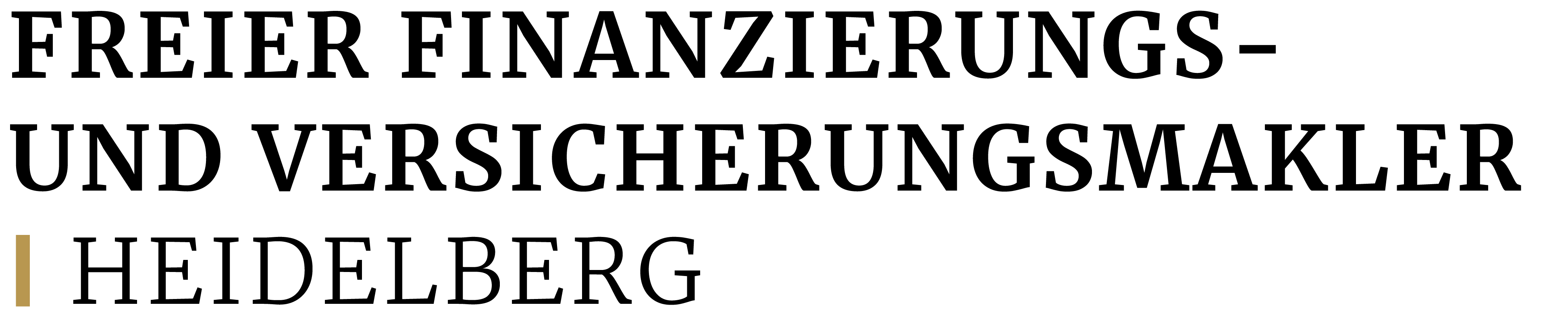 Freier Finanzierungs- und Versicherungsmakler für Heidelberg in Heidelberg